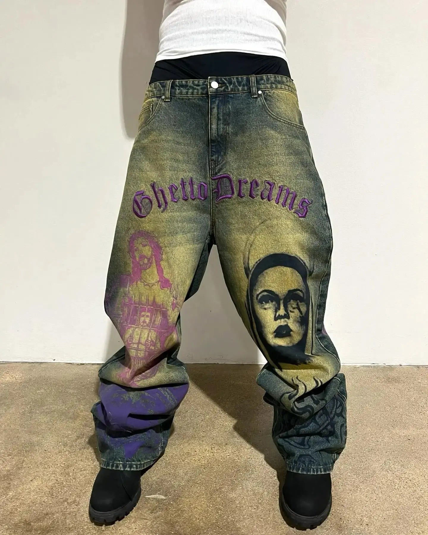 Ghetto Dreams Jeans - DRACO COUTURE
