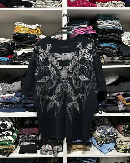 Y2K Affliction Long sleeved T shirt - DRACO COUTURE