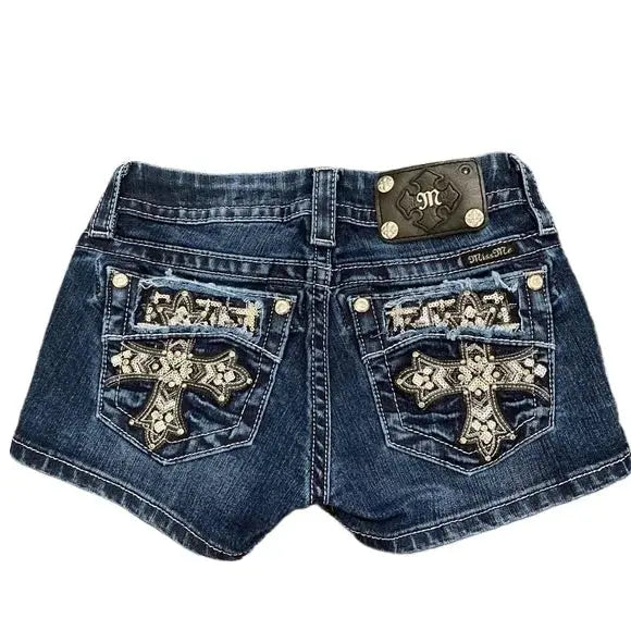 Mini Shorts Y2K alternative - DRACO COUTURE