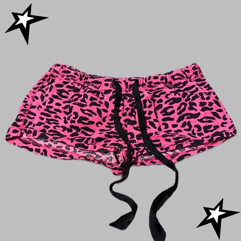 Sexy Half pants Harajuku Letter Print High street Casual Y2K Shorts Punk Fashion Pants Hiphop Vintage Grunge Goth EMO Streetwear - DRACO COUTURE