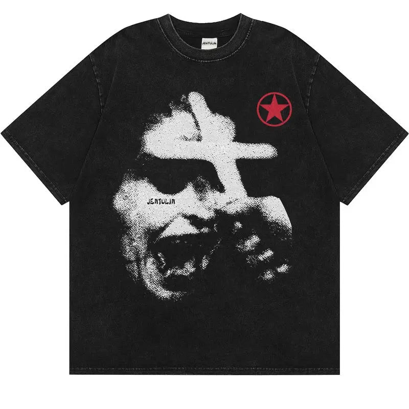 Y2K Goth T-Shirt - DRACO COUTURE