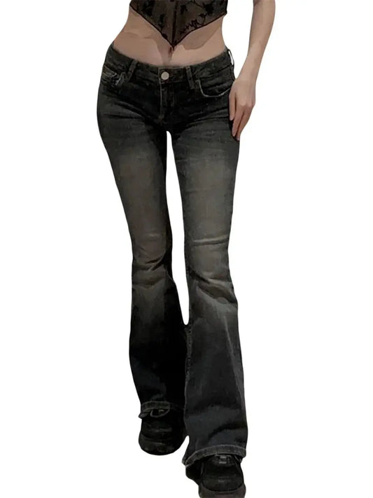 Y2K Vintage Flare Jeans - DRACO COUTURE
