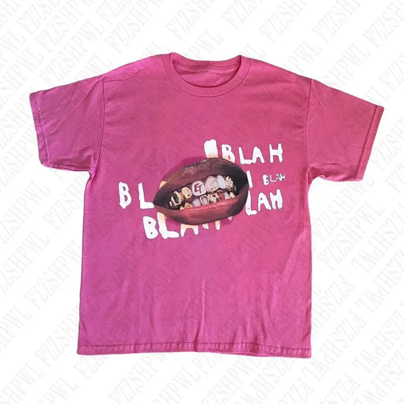 Mouth Y2K T-shirt - DRACO COUTURE