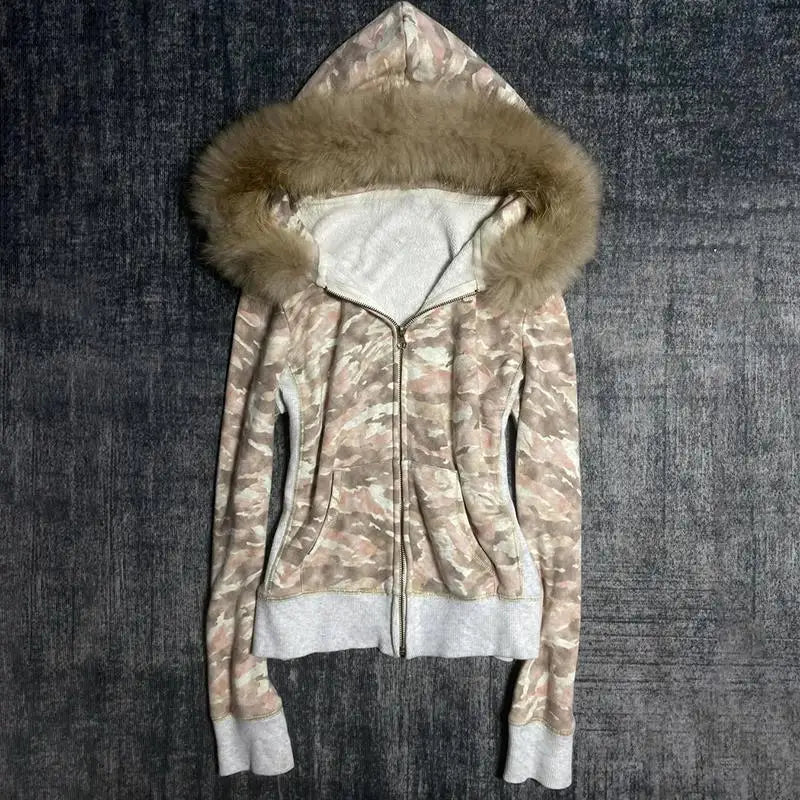 Camouflage Zip Hoodie