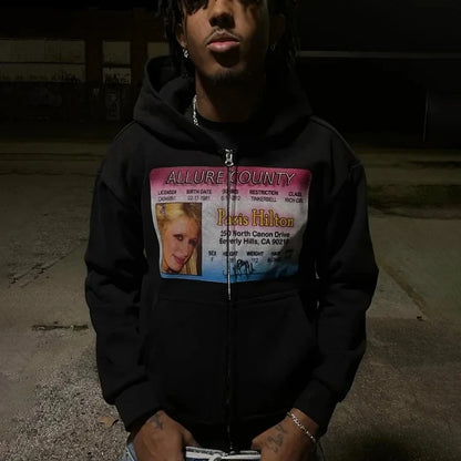 Paris ID ZIP HOODIE