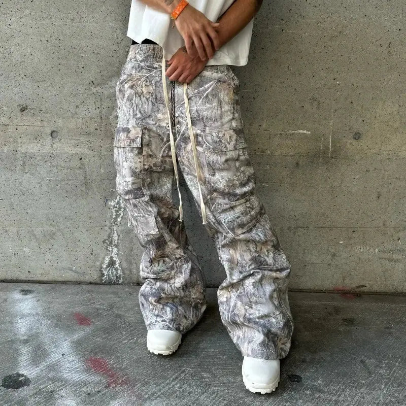 Baggy Camouflage Pants - DRACO COUTURE