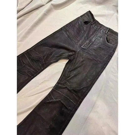 American Retro Flared Jeans Black