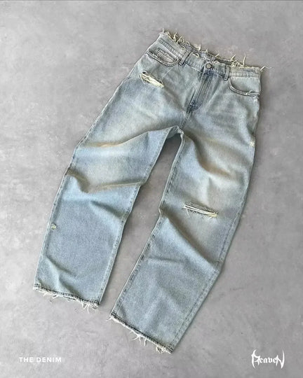 Streetwear Jeans Haft