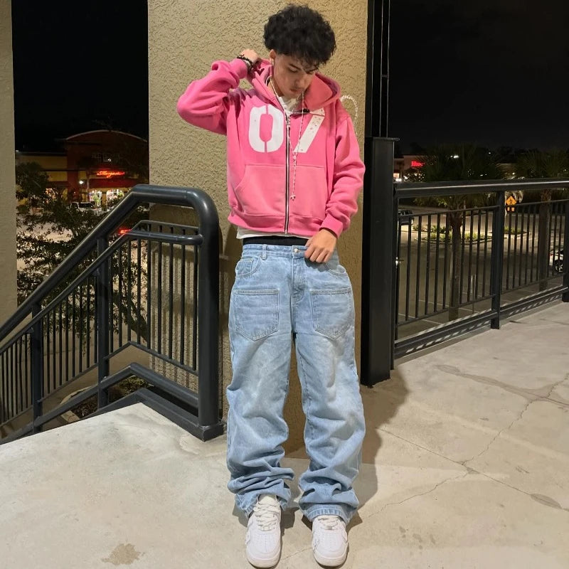 Baggy Jeans Y2K Kirsche