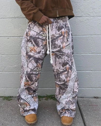 Camouflage Stripes Pants DDR - DRACO COUTURE