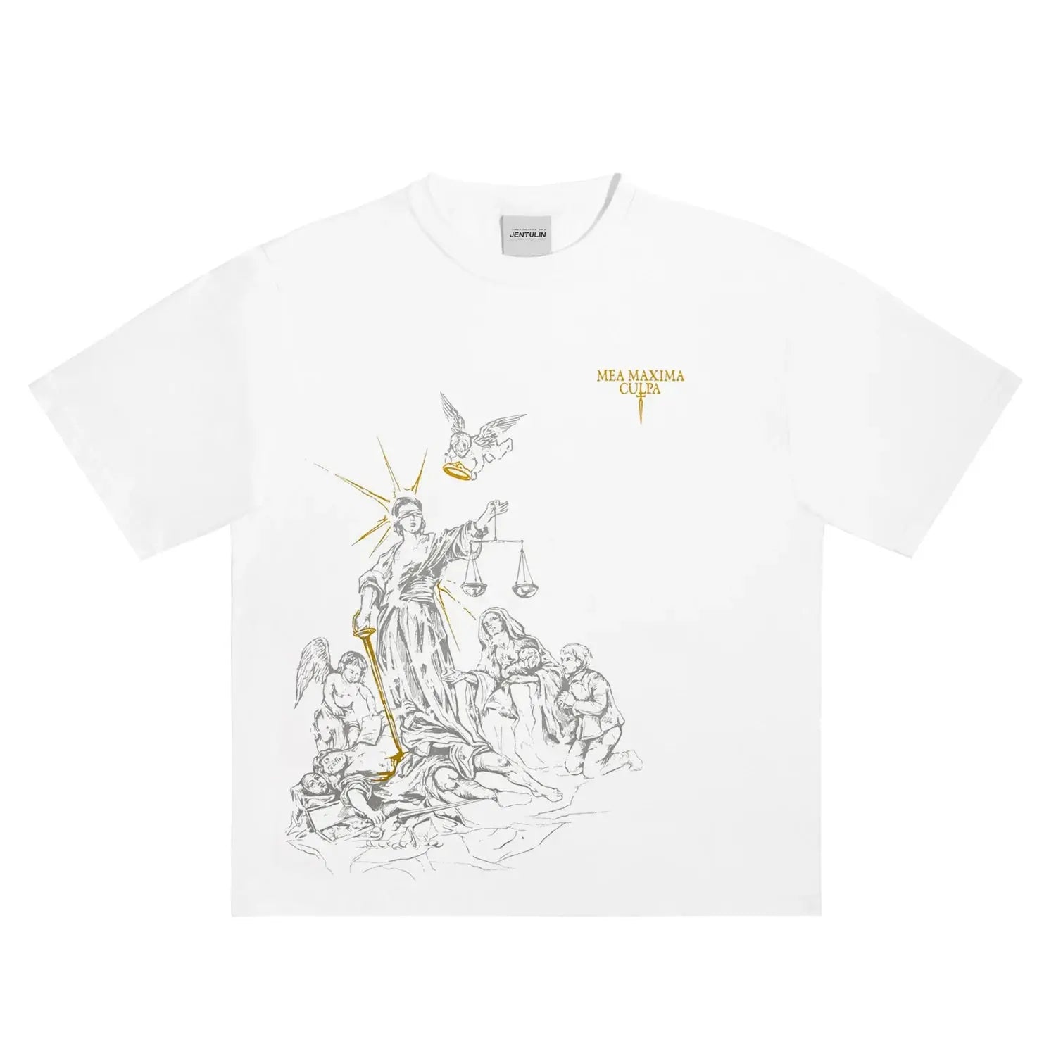 White Tee Y2K - DRACO COUTURE