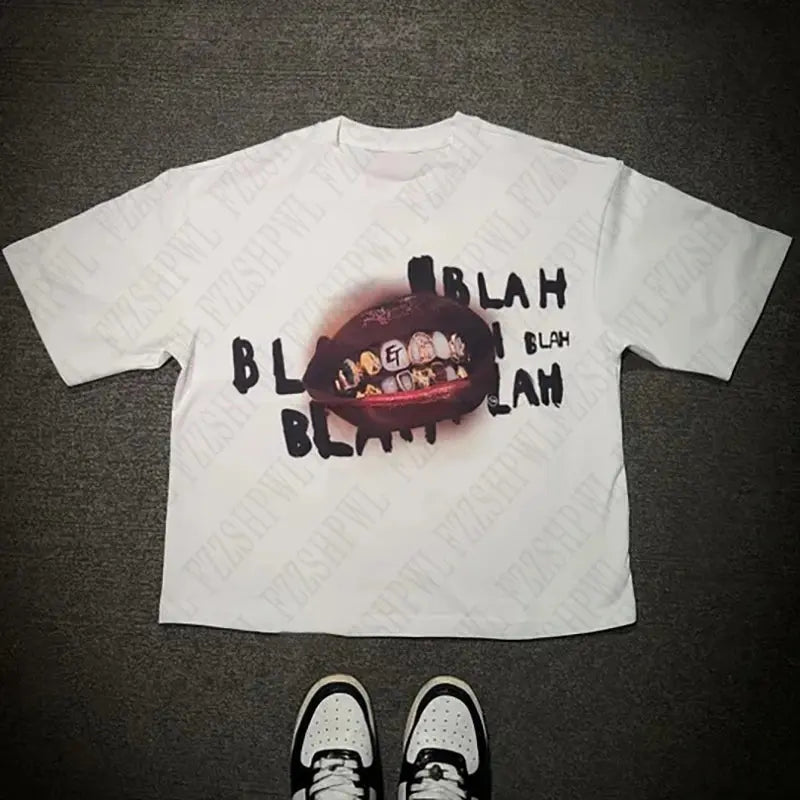 Mouth Y2K T-shirt - DRACO COUTURE