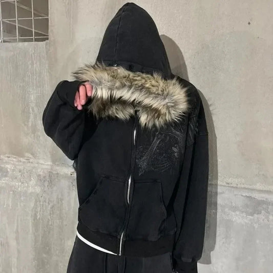 Wolf ZIP Hooodie