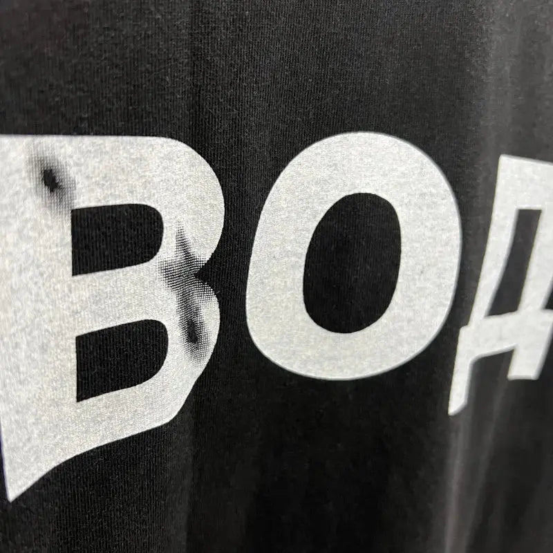 2025 new American fashion brand high street creative retro mottled alphabet print short sleeve heavy wash to do old round collar - DRACO COUTURE