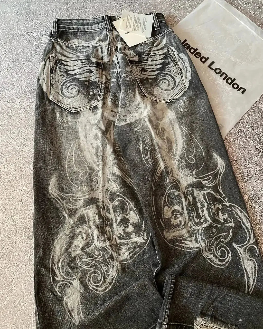Loose washed jeans Y2k - DRACO COUTURE