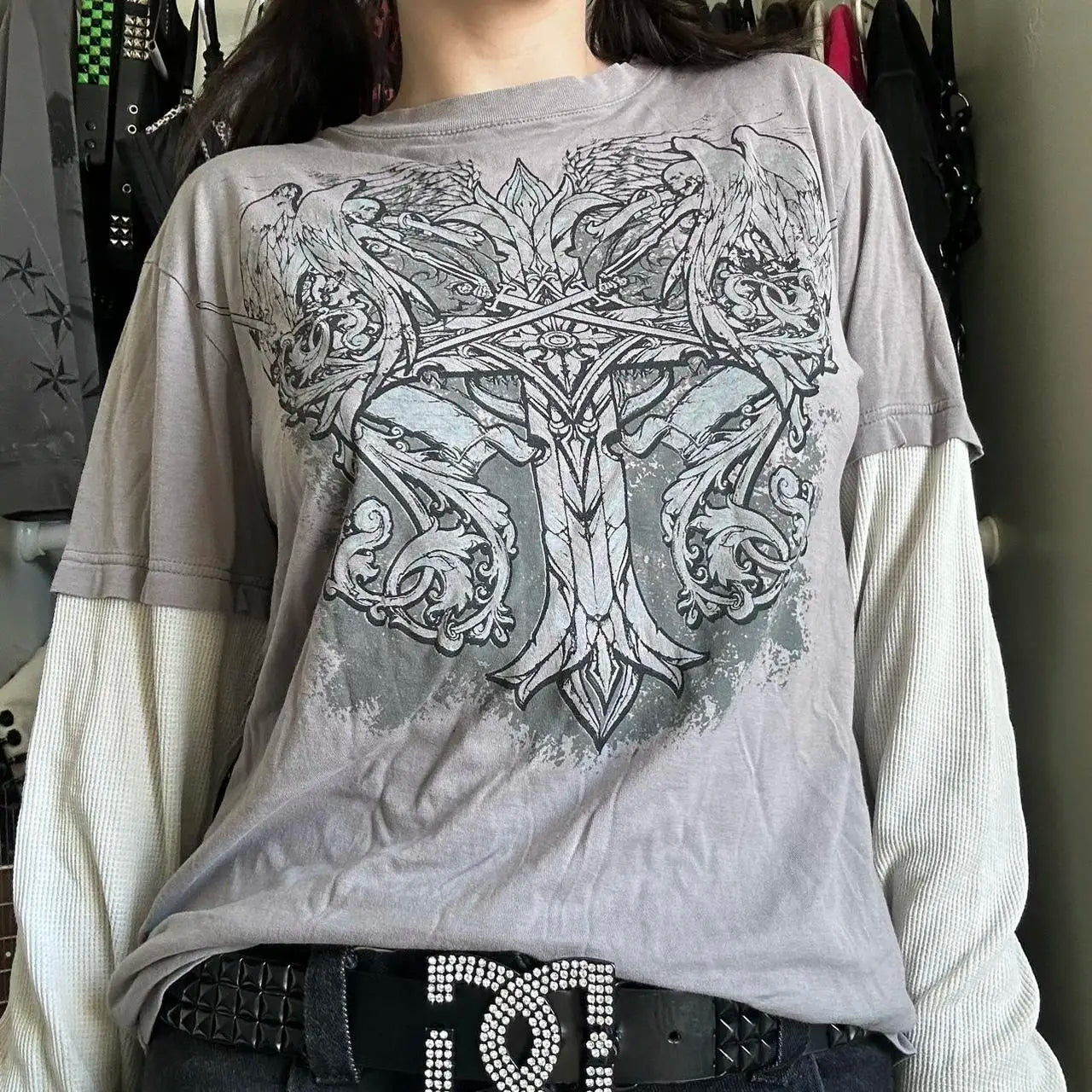 2000s Grunge Women Shirt