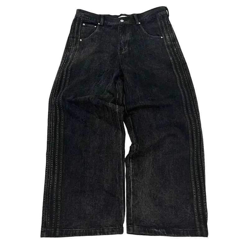 Baggy Jeans Stripes - DRACO COUTURE
