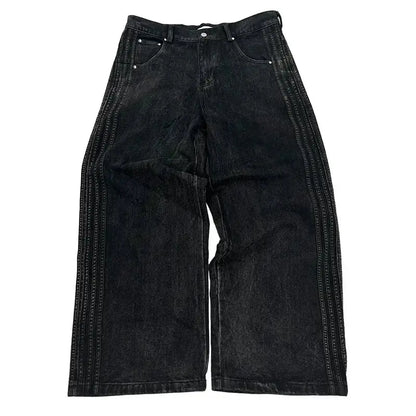 Baggy Jeans Stripes - DRACO COUTURE