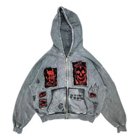 Devil Zipper Hoodie