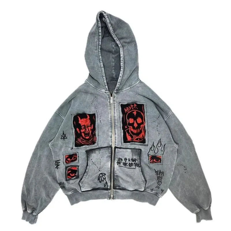 Devil Zipper Hoodie