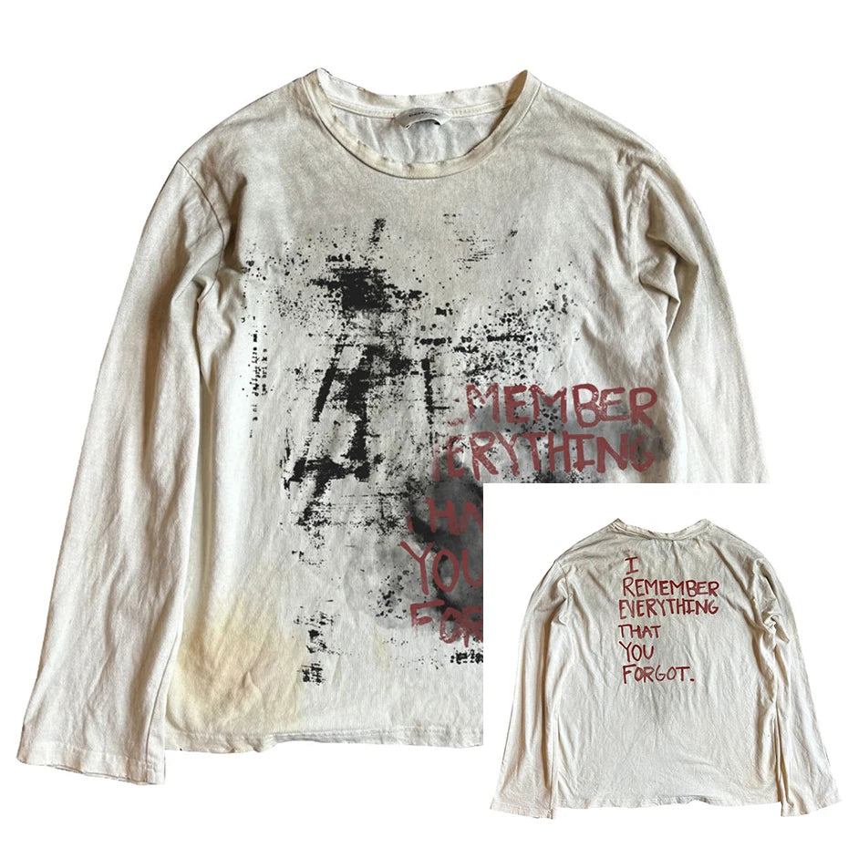 Vintage Oversized T-shirts Dark Gothic