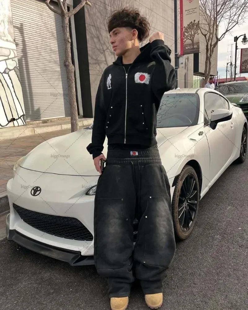 Flexin Streetwear-Trainingsanzug-Set