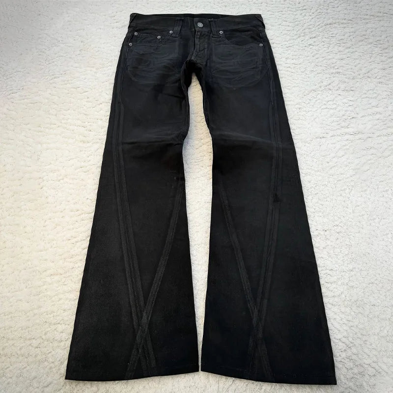 Blacked Flared Jeans