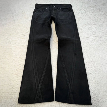 Blacked Flared Jeans