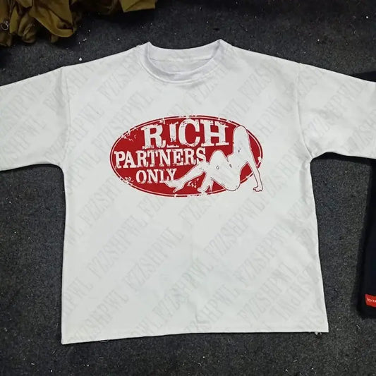Rich Partners Only T-shirt Y2K - DRACO COUTURE