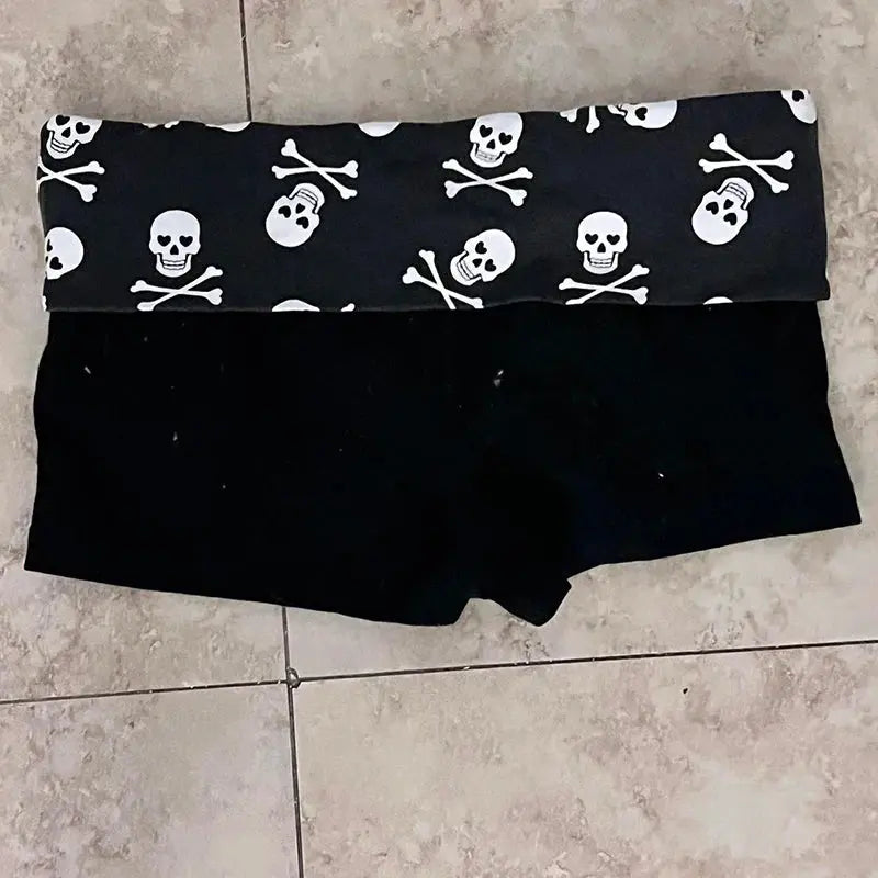 Y2K Shorts Harajuku Leopard Print Women Rock Gothic Retro Pants Hip Hop Streetwear Spice Girls Hot pants Punk Sexy Trousers - DRACO COUTURE