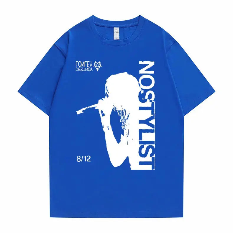 Destroy Lonely Graphic T Shirts Rare Opium Concert Playboi Carti Ken Carson Tshirt Men Women Hip Hop Vintage Oversized T-shirts - DRACO COUTURE