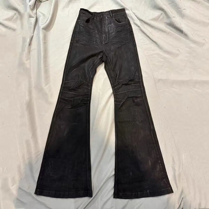 American Retro Flared Jeans Black