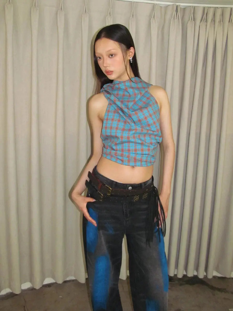 Tank Tops Backless Y2k - DRACO COUTURE