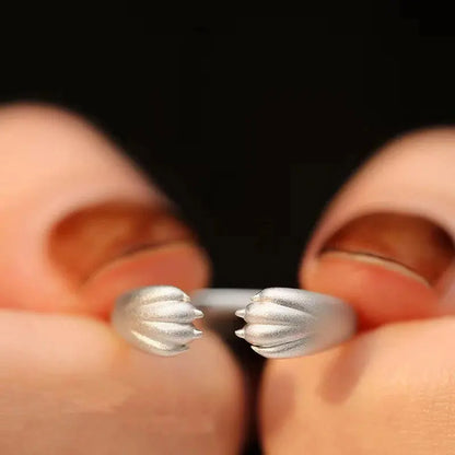 Vintage Punk Centipede Couple Ring Gothic Geometric Spine Five Finger Rings Hip Hop Hyperbole Anime Ring Jewelry - DRACO COUTURE
