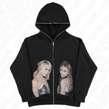 Y2K Zip up Hoodie