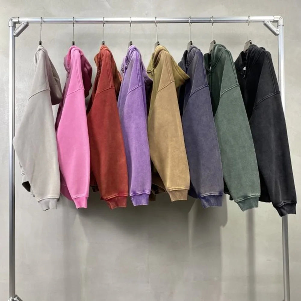 Basic-Sweatshirts mit Waschung