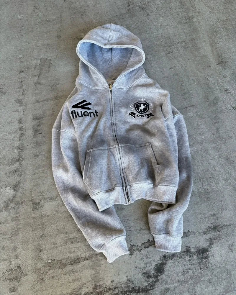 Winter Street Vintage-Hoodie mit Alphabet-Stickerei für Herren, Y2K-Gothic-Harajuku-Mode, lässiger Trainingsanzug für Paare