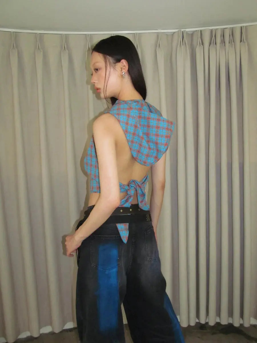 Tank Tops Backless Y2k - DRACO COUTURE