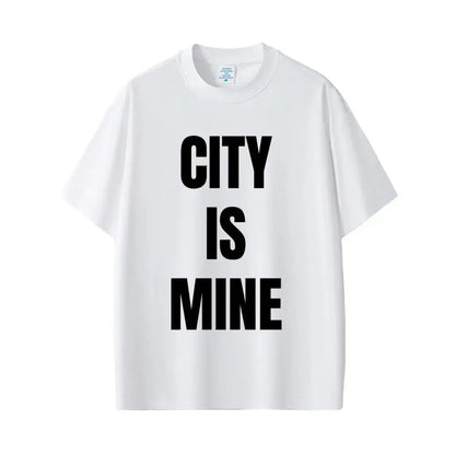 Rapper Drake City Is Mine Same Style Print T-shirt Men Women Fashion Casual T Shirts Short Sleeve Men's Hip Hop Vintage T Shirt - DRACO COUTURE