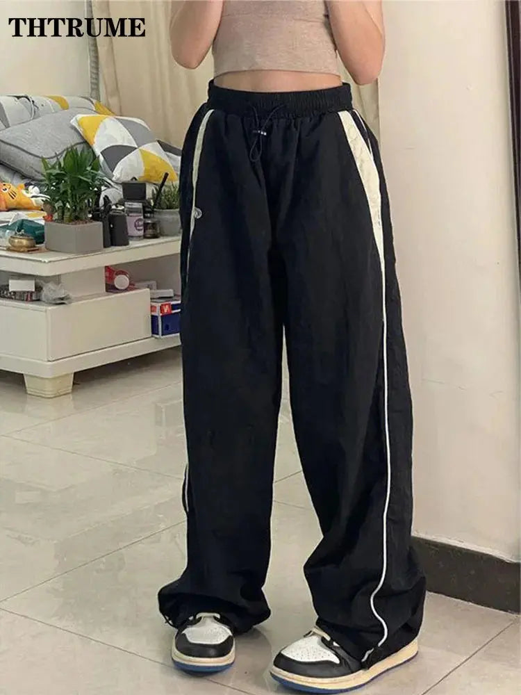 Y2K Vintage Wide Leg Pants - DRACO COUTURE