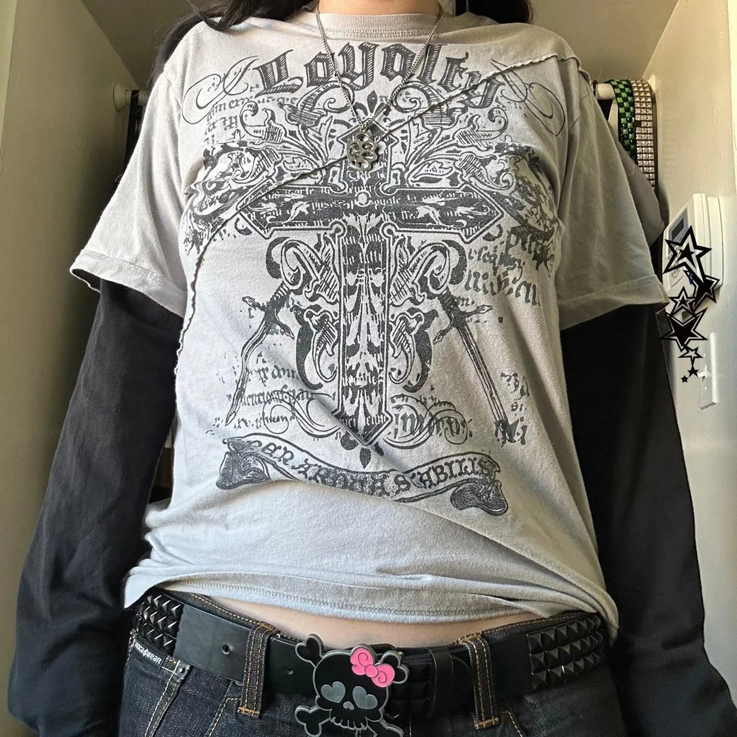 2000s Grunge Women Shirt