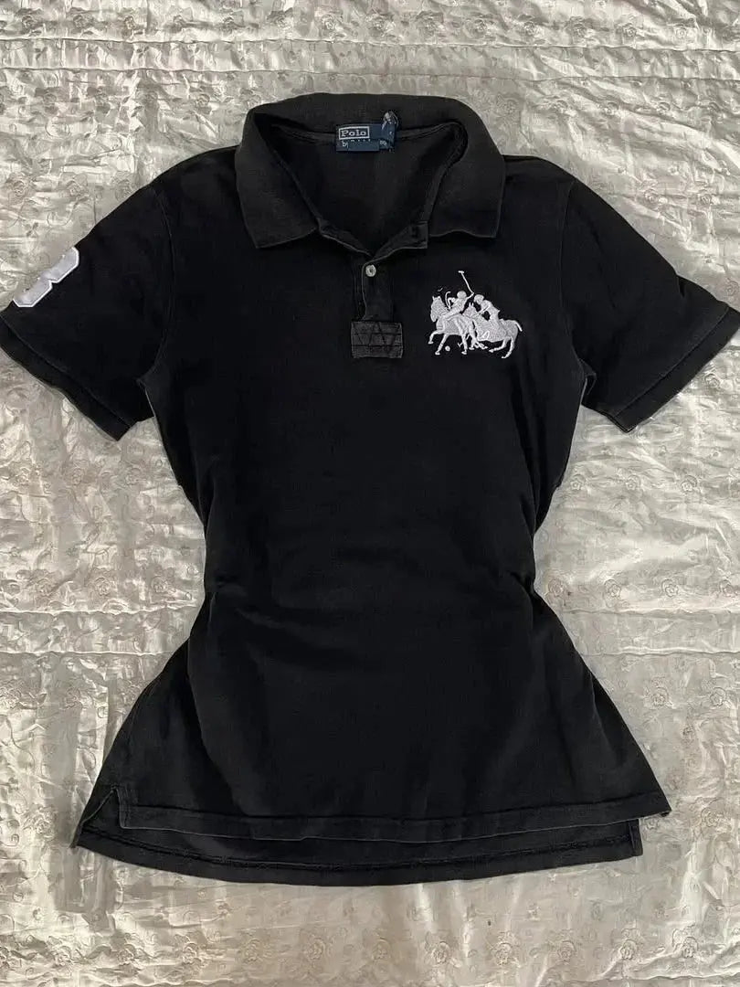 Trendy polo shirt women lapel T-shirts women's short sleeved 2025 new summer goth pure cotton vintage casual slim fit T-shirt - DRACO COUTURE