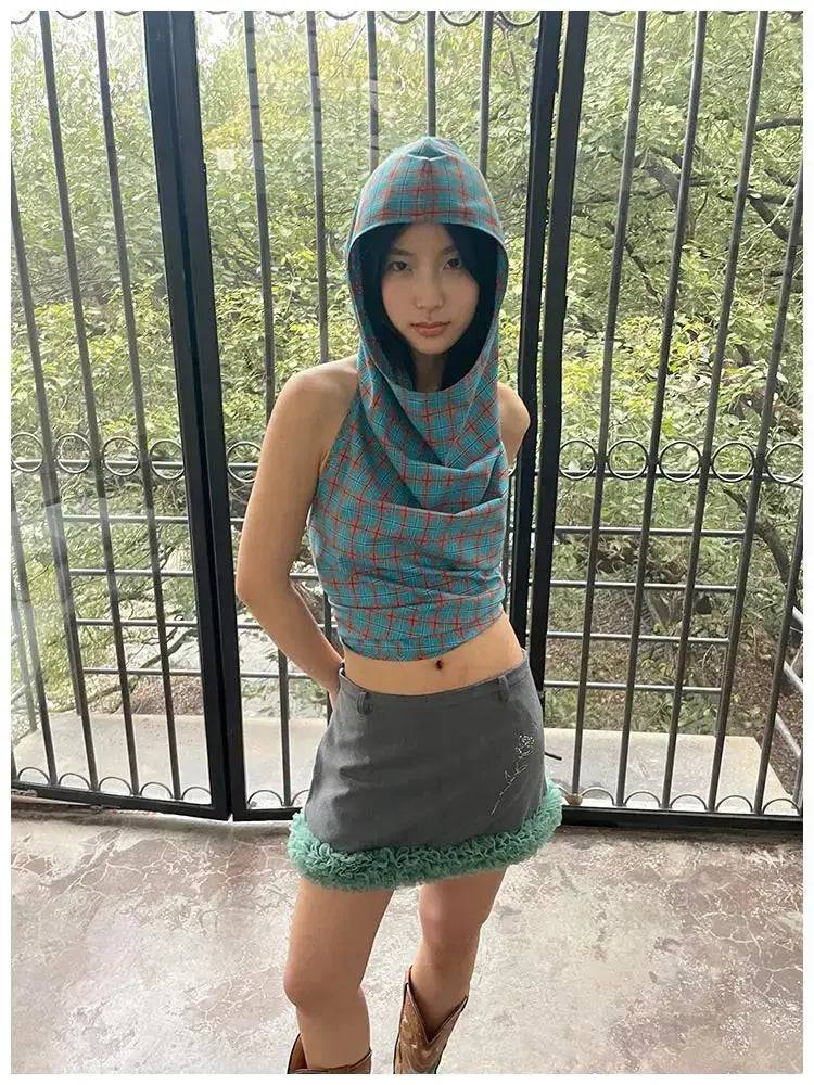 Tank Tops Backless Y2k - DRACO COUTURE
