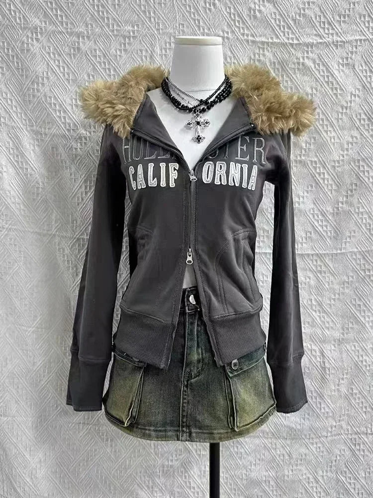 Wolf Zip Hoodie