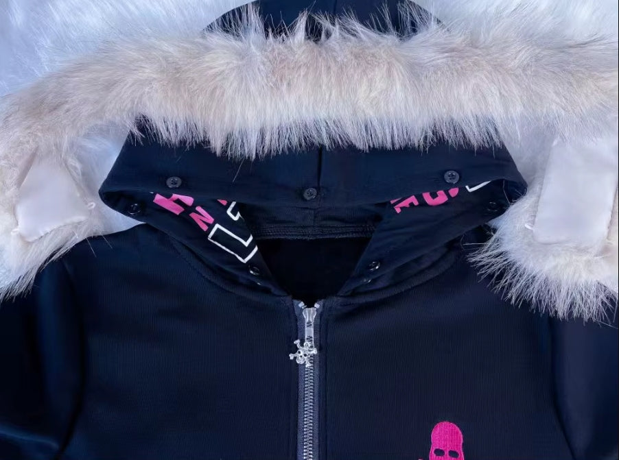 Damska Bluza z Futrem Y2K