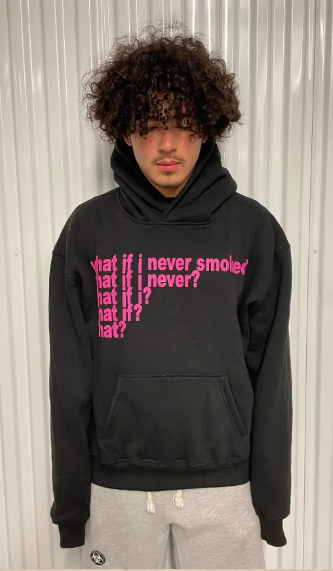 what? Pink Hoodie