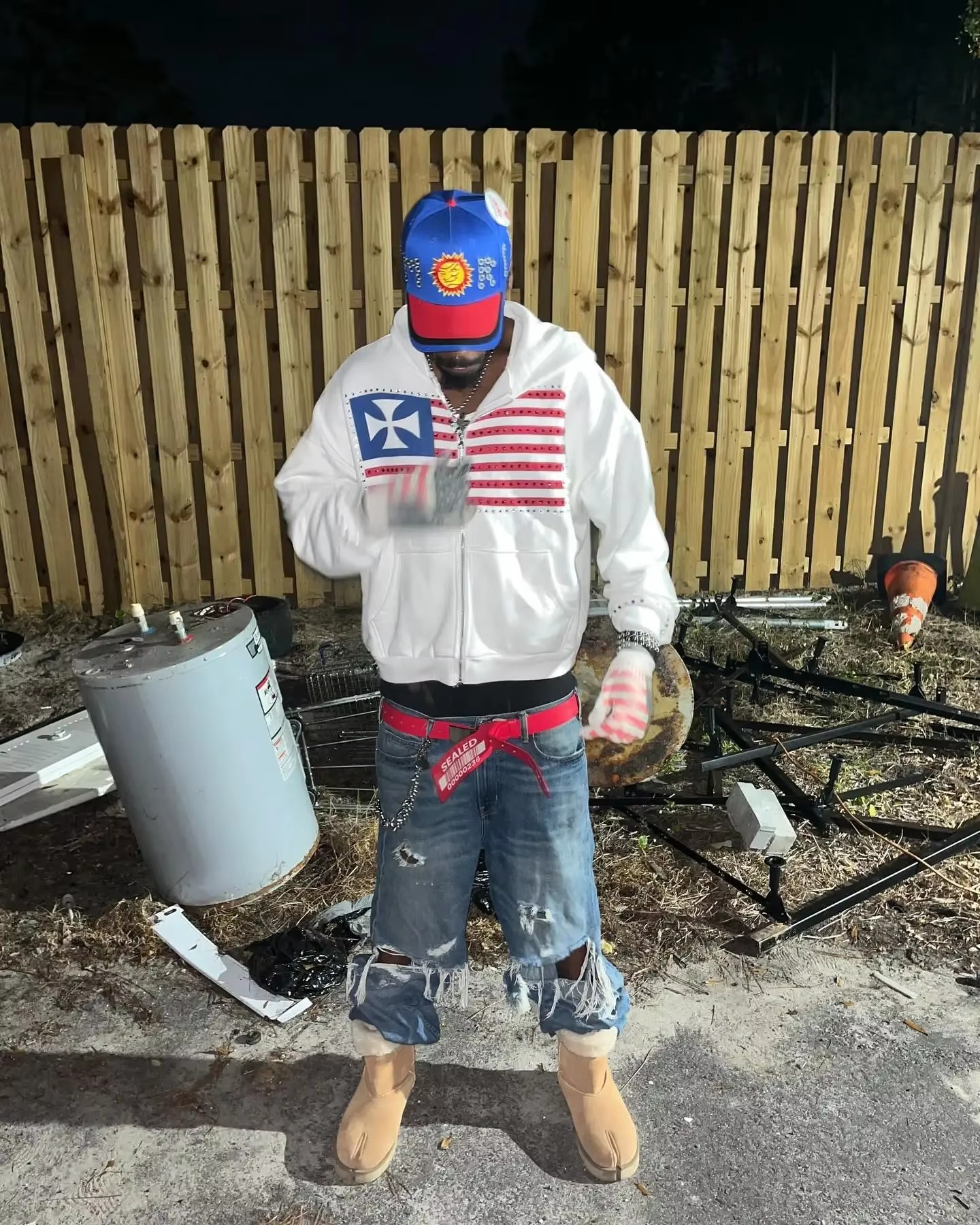 USA WETRUST Zip Hoodie