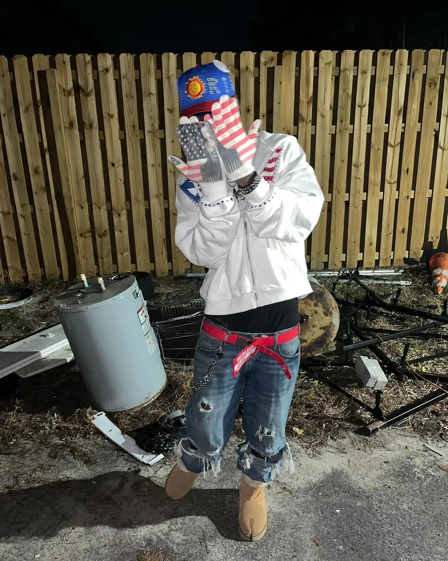 USA WETRUST Zip Hoodie